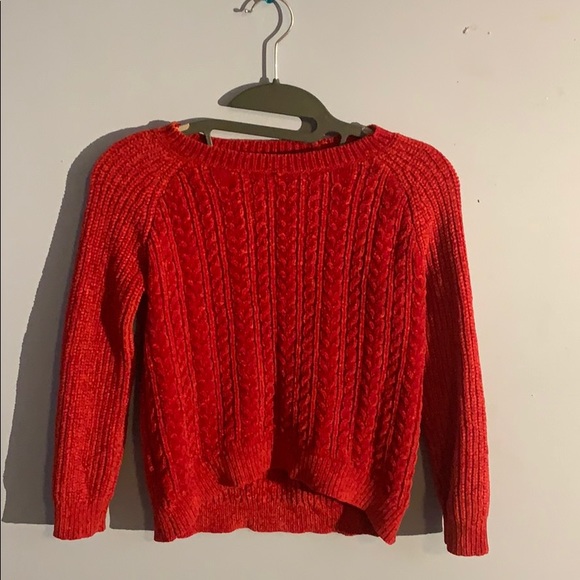 Red knitted sweater - Picture 1 of 3